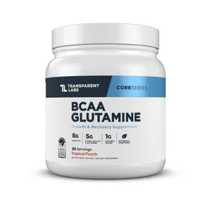 ترانسبارنت لابز بي سي إيه إيه غلوتامين تروبيكال بانش - 30 حصة