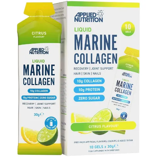 Applied Nutrition Liquid Marine Collagen Gel | 10g Collagen + Vitamin C 10 x 30g Sachets