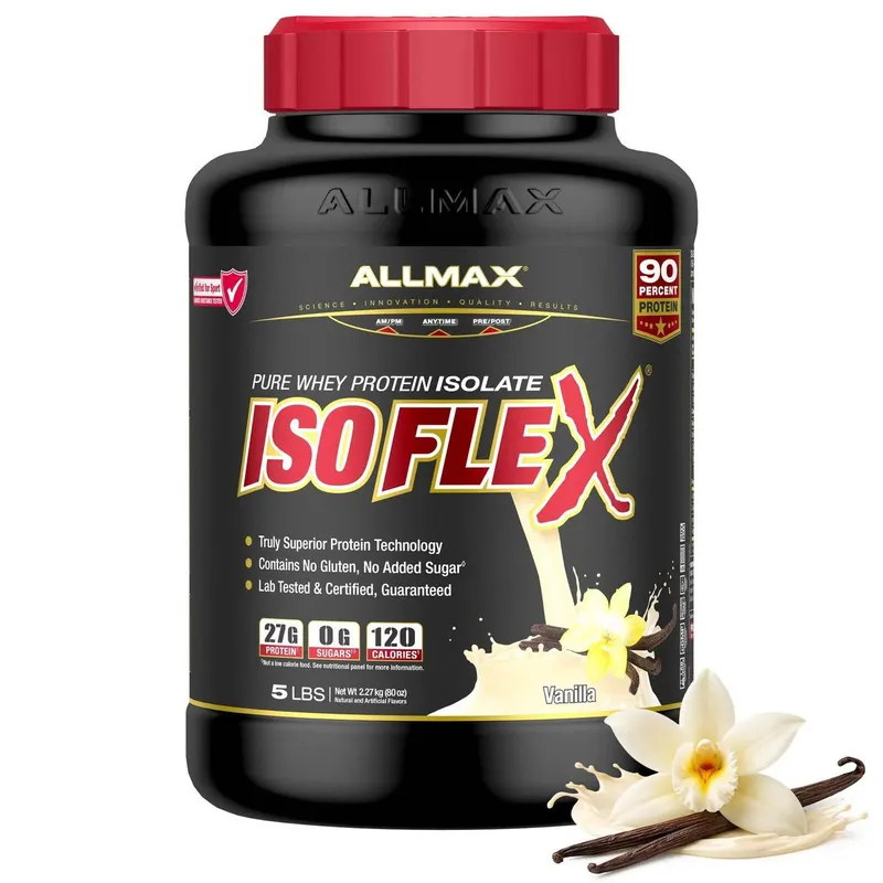 ALLMAX Isoflex Pure Whey Protein Isolate - 5 lbs - 75 Servings