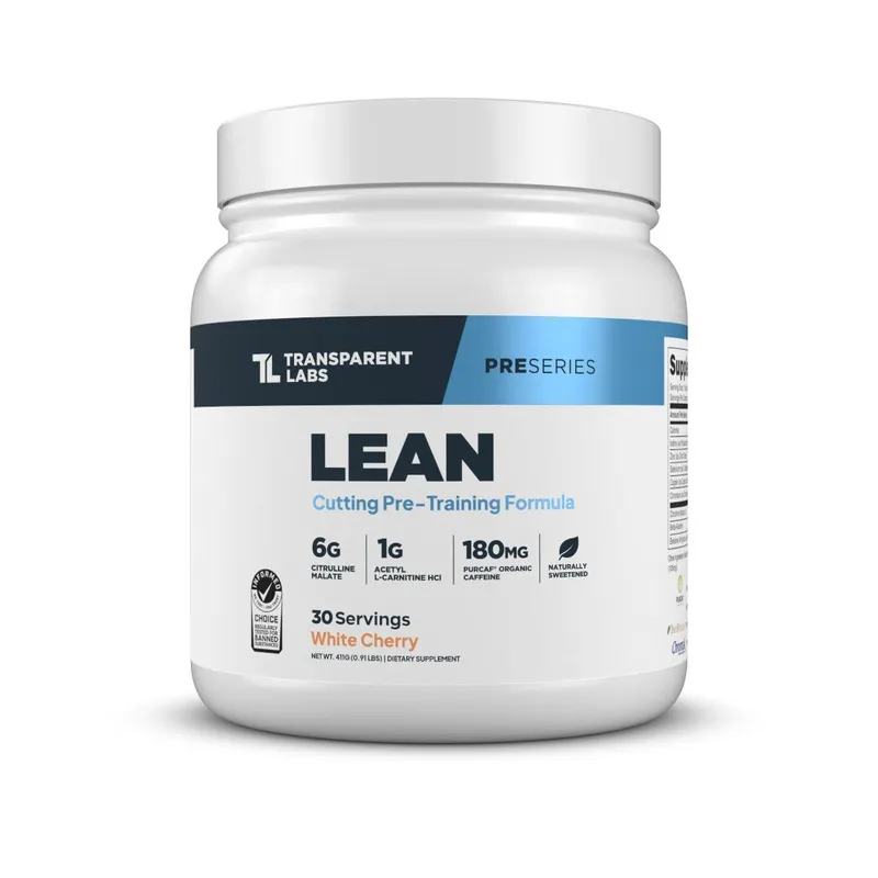 Transparent Labs Lean Cutting Pre-Training Formula - 30 Servings