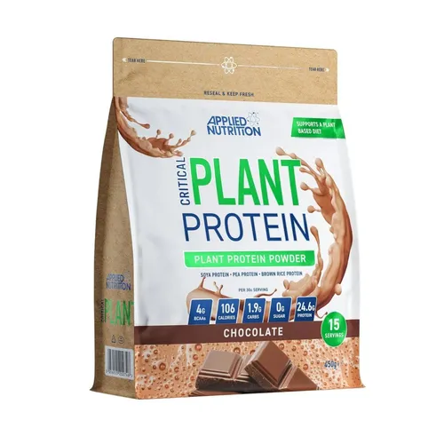 Applied Nutrition Critical Plant Protein 450g– 24.6g Plant Protein, 15 Servings