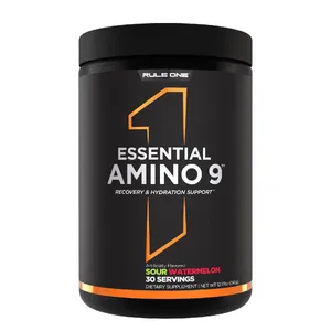 Rule 1 Essential Amino 9 EAA Powder – Watermelon, Recovery & Hydration Support, 30 Servings, 345g
