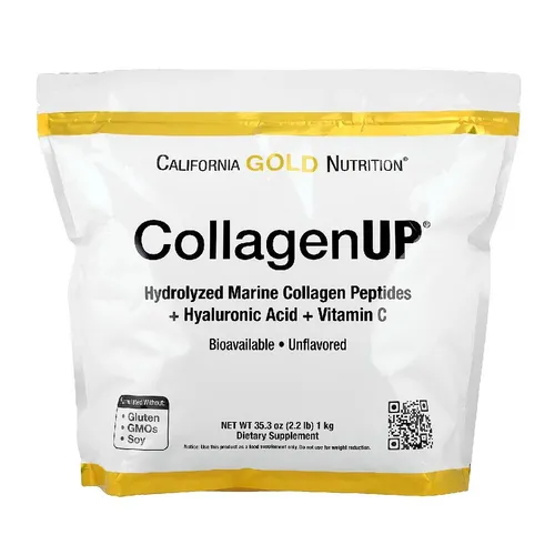 California Gold Nutrition CollagenUP® – Marine Collagen Peptides with Hyaluronic Acid & Vitamin C