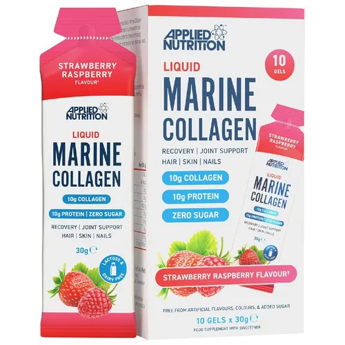 Applied Nutrition Liquid Marine Collagen Gel | 10g Collagen + Vitamin C 10 x 30g Sachets