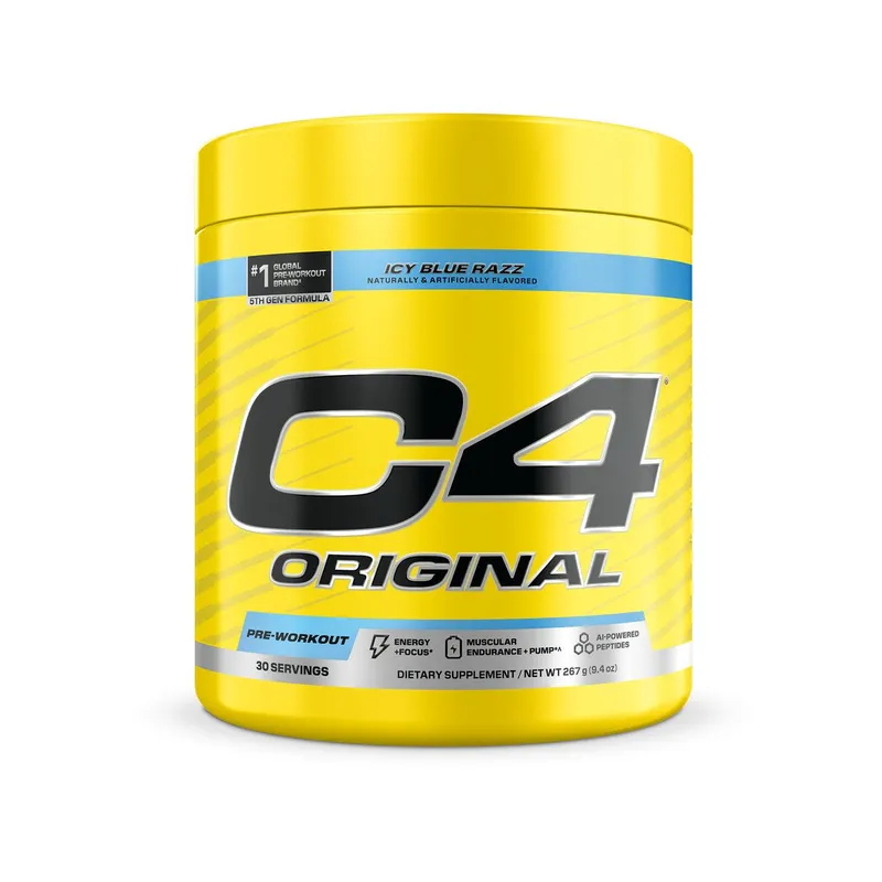 Cellucor C4 Original Pre-Workout - Icy Blue Razz - 30 Servings