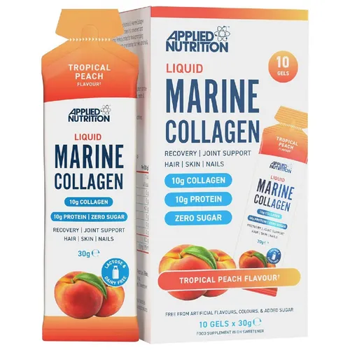 Applied Nutrition Liquid Marine Collagen Gel | 10g Collagen + Vitamin C 10 x 30g Sachets