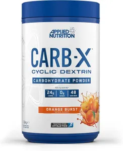 Applied Nutrition Carb X Highly Branched Cyclic Dextrin – 24g Carbs, Intra & Post-Workout Carbohydrate Powder, Orange Burst, 1.2kg, 48 Servings