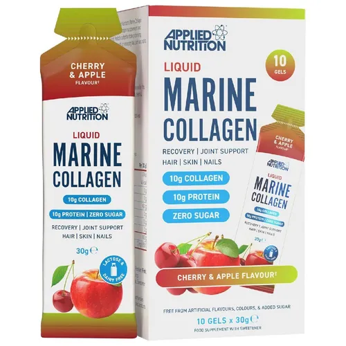 Applied Nutrition Liquid Marine Collagen Gel | 10g Collagen + Vitamin C 10 x 30g Sachets