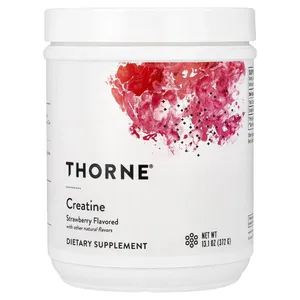 THORNE Creatine, Micronized Creatine Monohydrate Powder Strawberry, 60 Servings